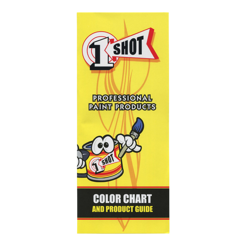 1 Shot Color Chart & Guide w/Paint Chips