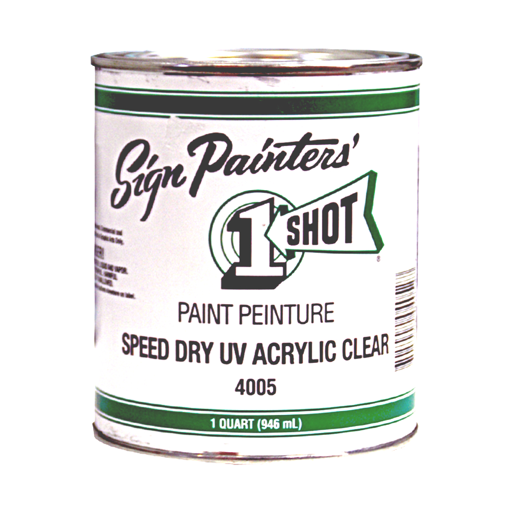 1 Shot 4005 Speed Dry Uv Acryl Clear Gloss qt
