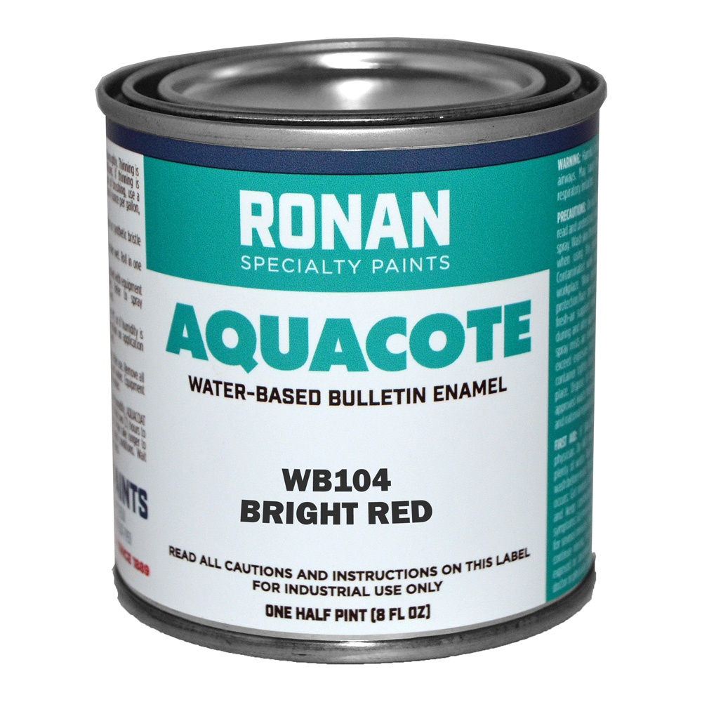Ronan Aquacote Enamel 1/2 Pint Bright Red