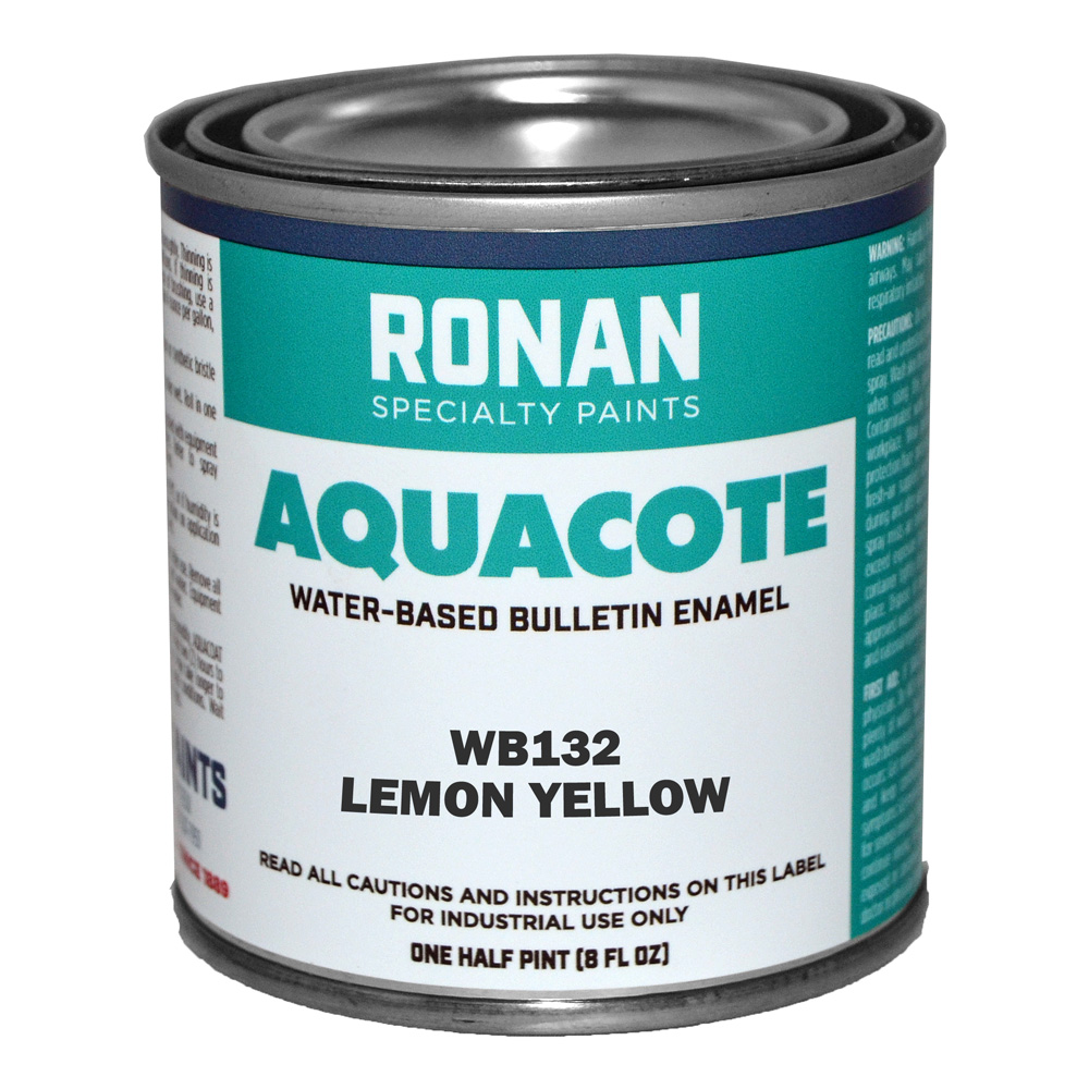 Ronan Aquacote Enamel 1/2 Pint Lemon Yellow