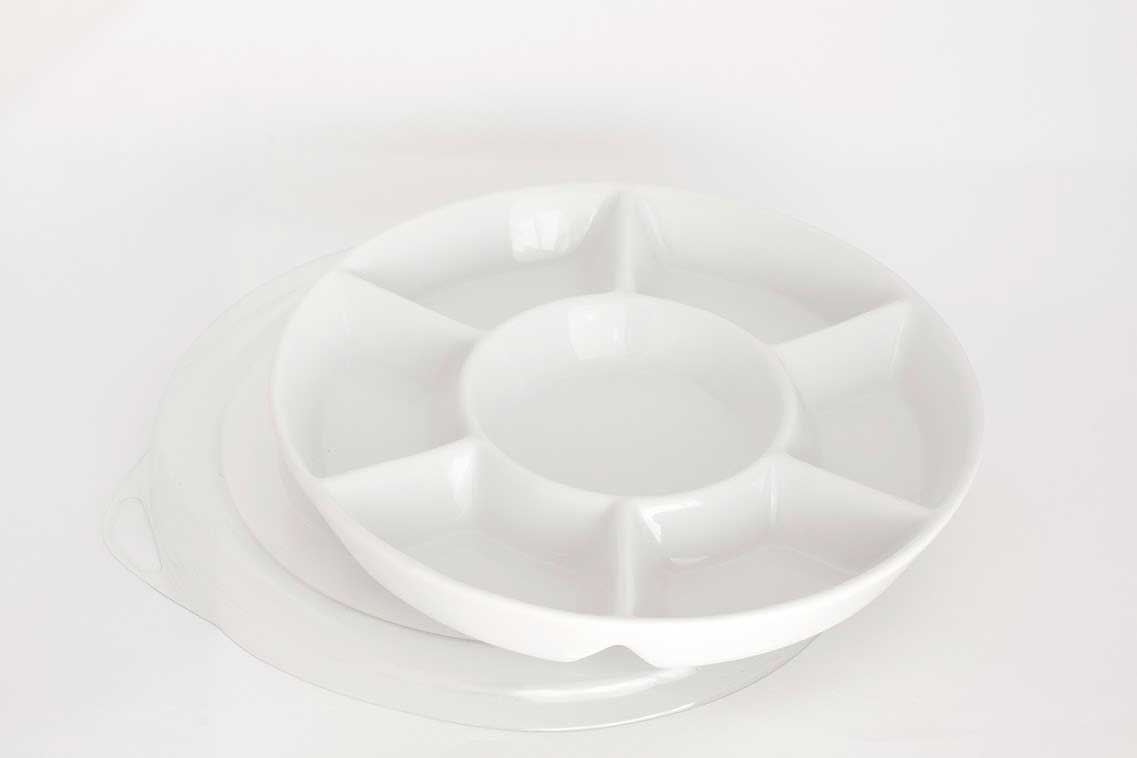 Richeson Porcelain 7-Well Deep Palette W/Lid
