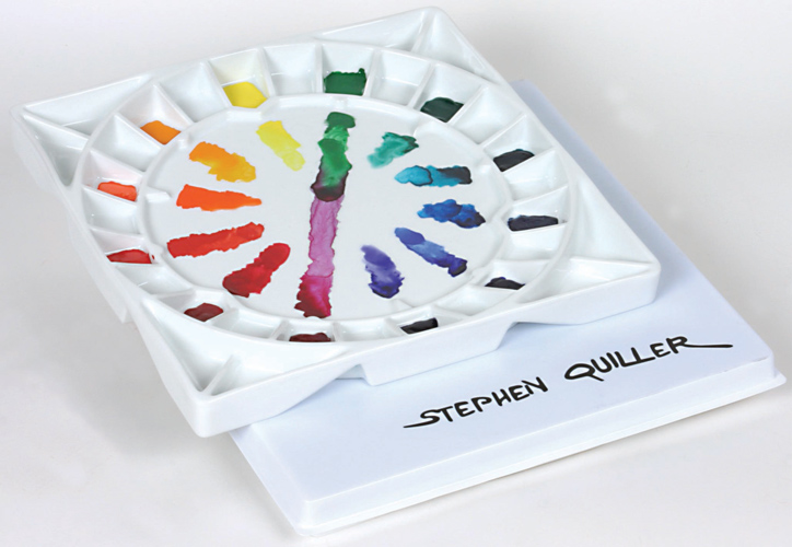 Stephen Quiller Porcelain Palette 13X13 Inch
