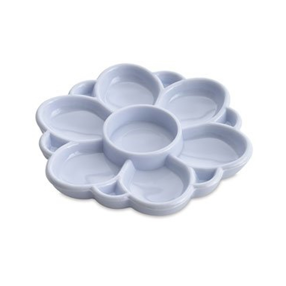 Plastic 13 Well Floral Palette Dish