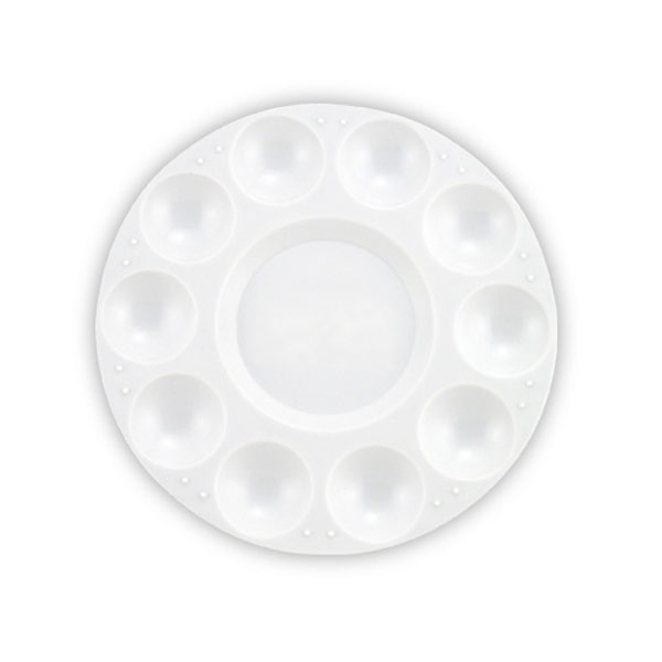 10-Well Round Plastic Palette