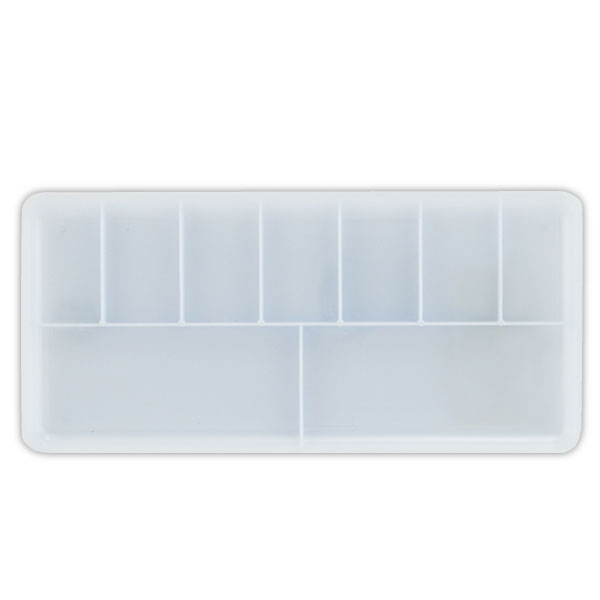 9-Well White Plastic Palette