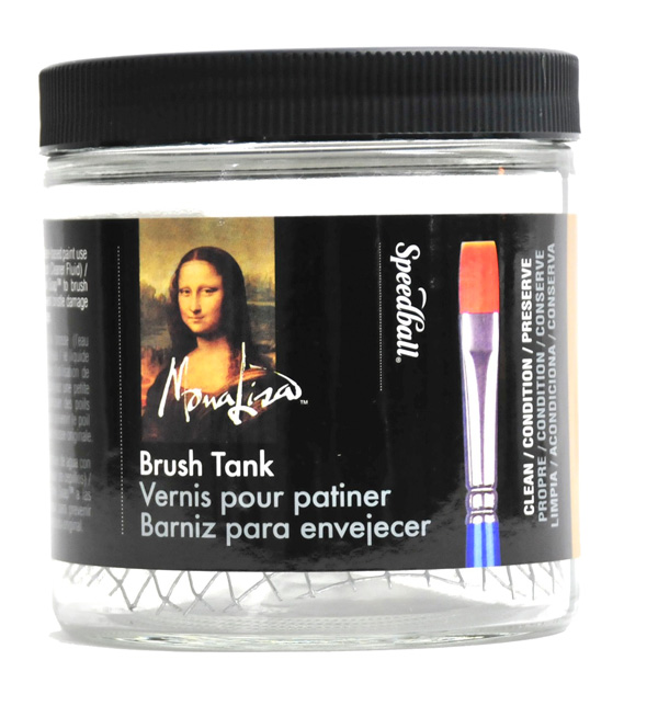Mona Lisa Brush Cleaning Tank