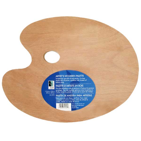 Wooden Palette 12X16 Oval