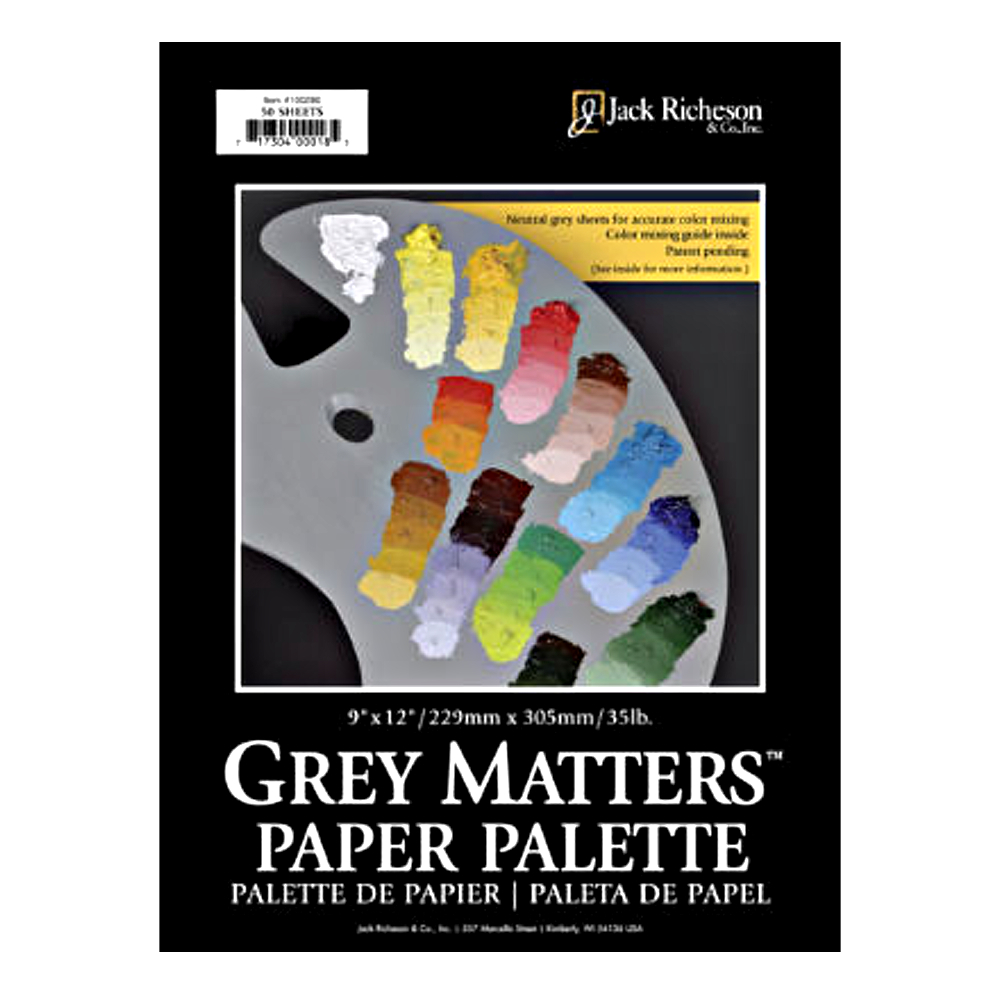 Grey Matters Paper Palette 9X12 50 Sheets
