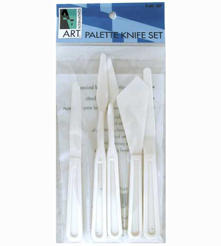 Plastic Palette Knife Set 5/Pkg