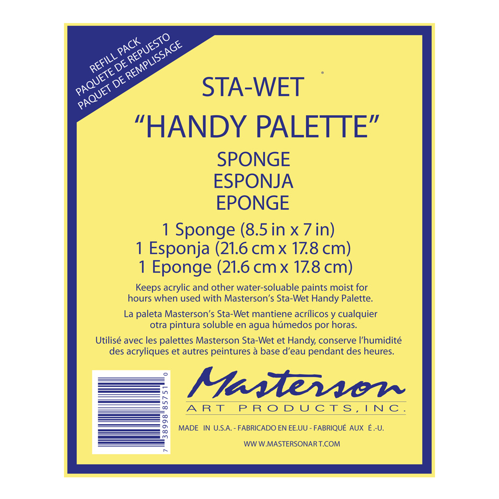 Masterson Sta-Wet Handy Sponge Refill 1Pk