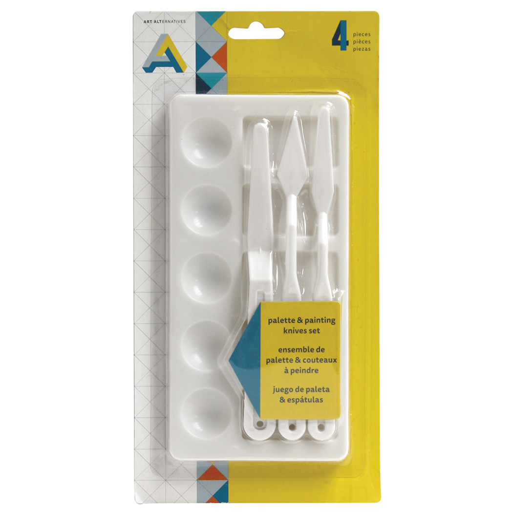Aa Palette And Painting Knives Set