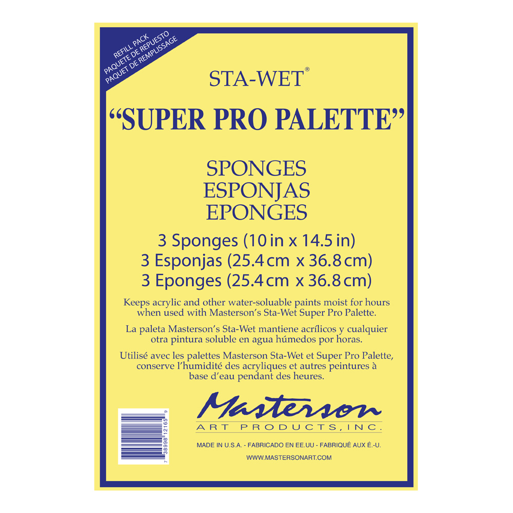 Masterson Super Pro Refill Sponge 3/Pk