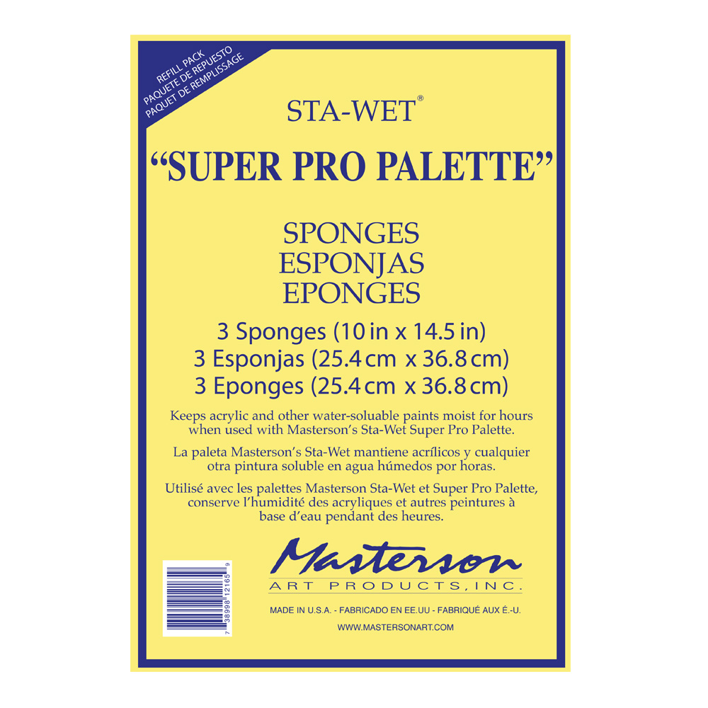 Masterson Super Pro Refill Sponge 3/Pk