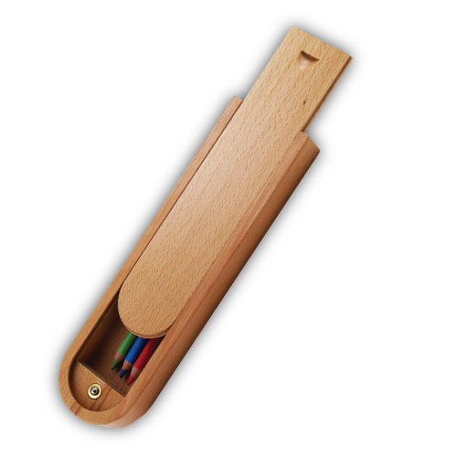 Art Alternatives Wood Box Pencil Pod