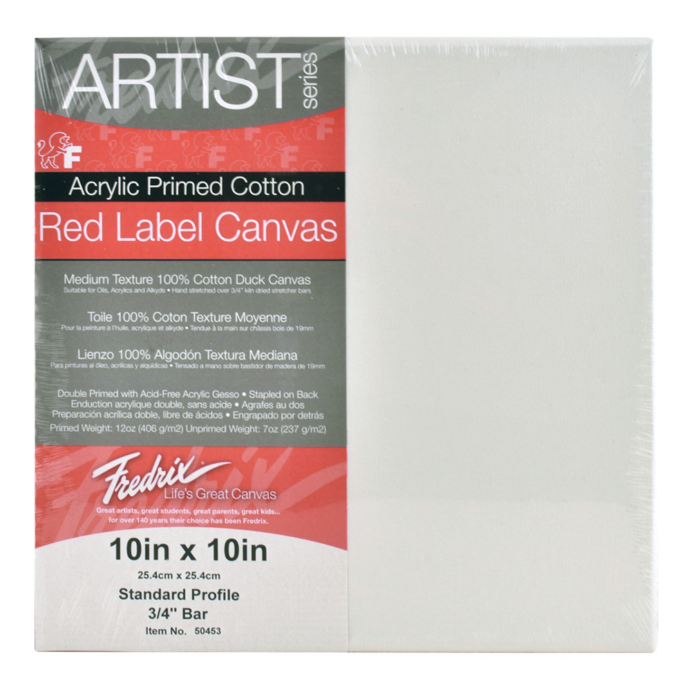 Fredrix Red Label Stretched Canvas 30X40