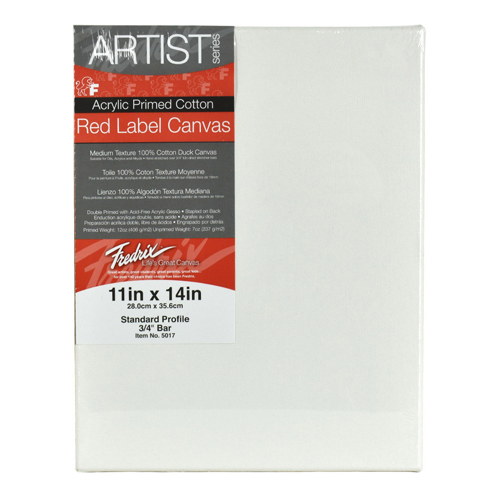 Fredrix Red Label Stretched Canvas 11X14