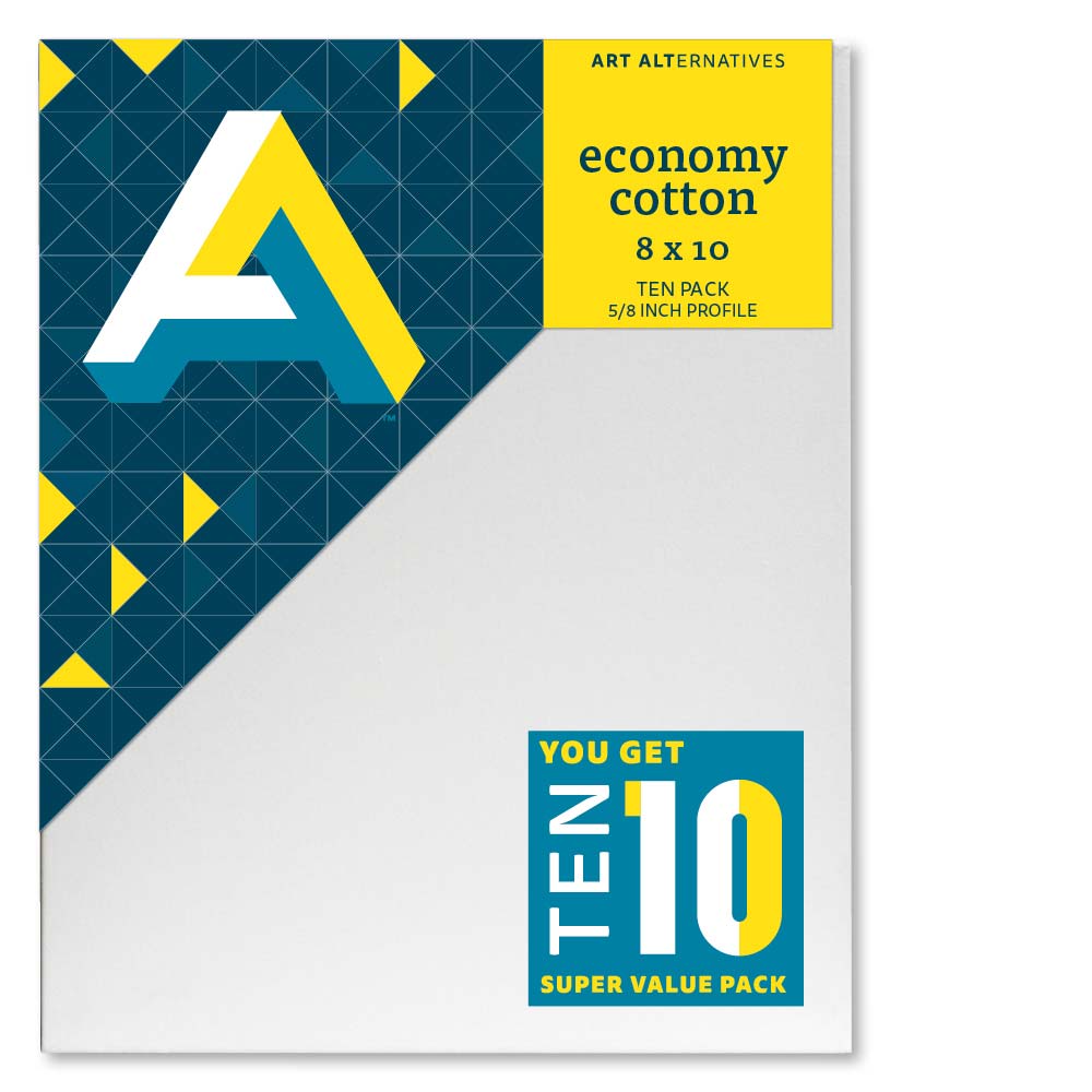 Aa Economy Super Value Canvas 10 Pack 8X10