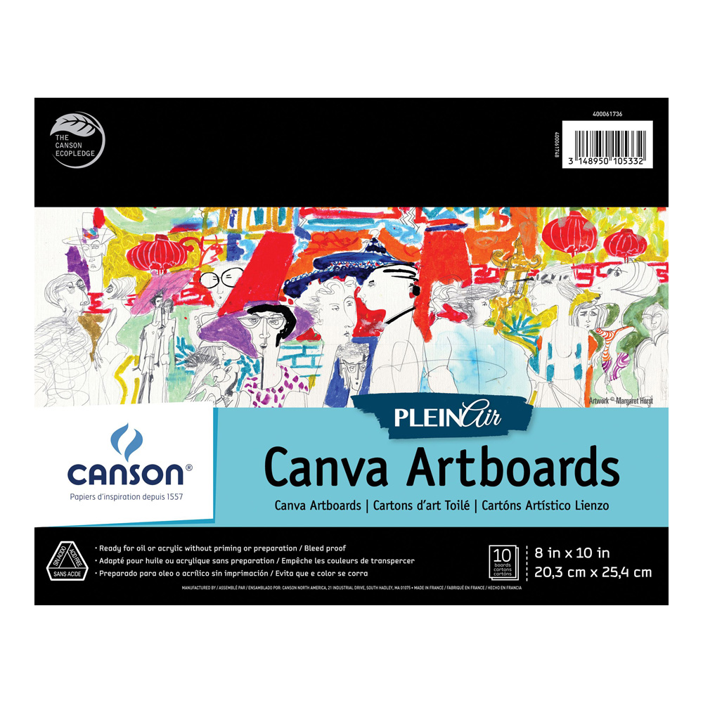 Plein Air Canva Artboard 8X10 10 Boards