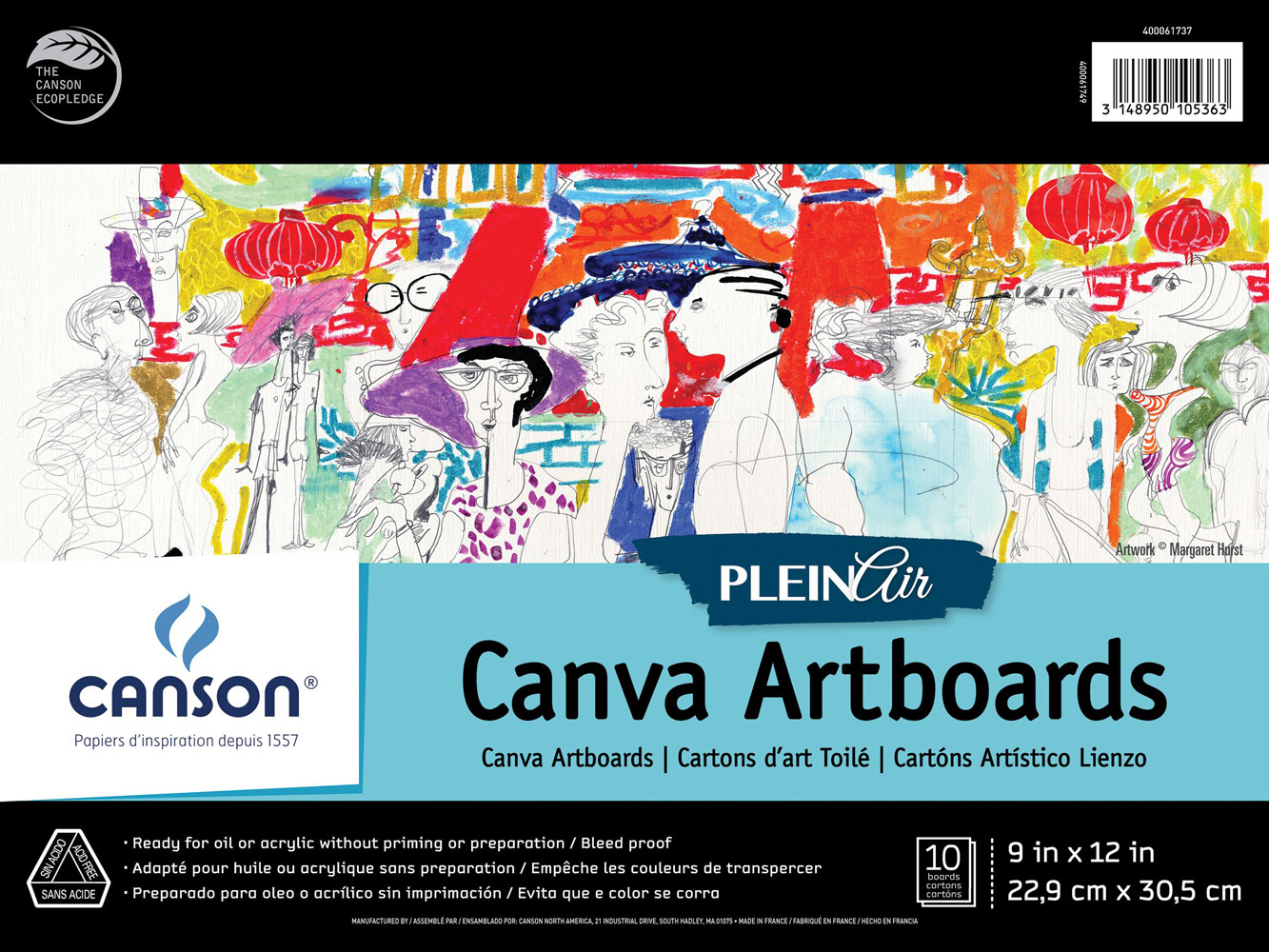 Plein Air Canva Artboard 9X12 10 Boards