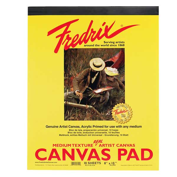 Fredrix Canvas Pad 9X12