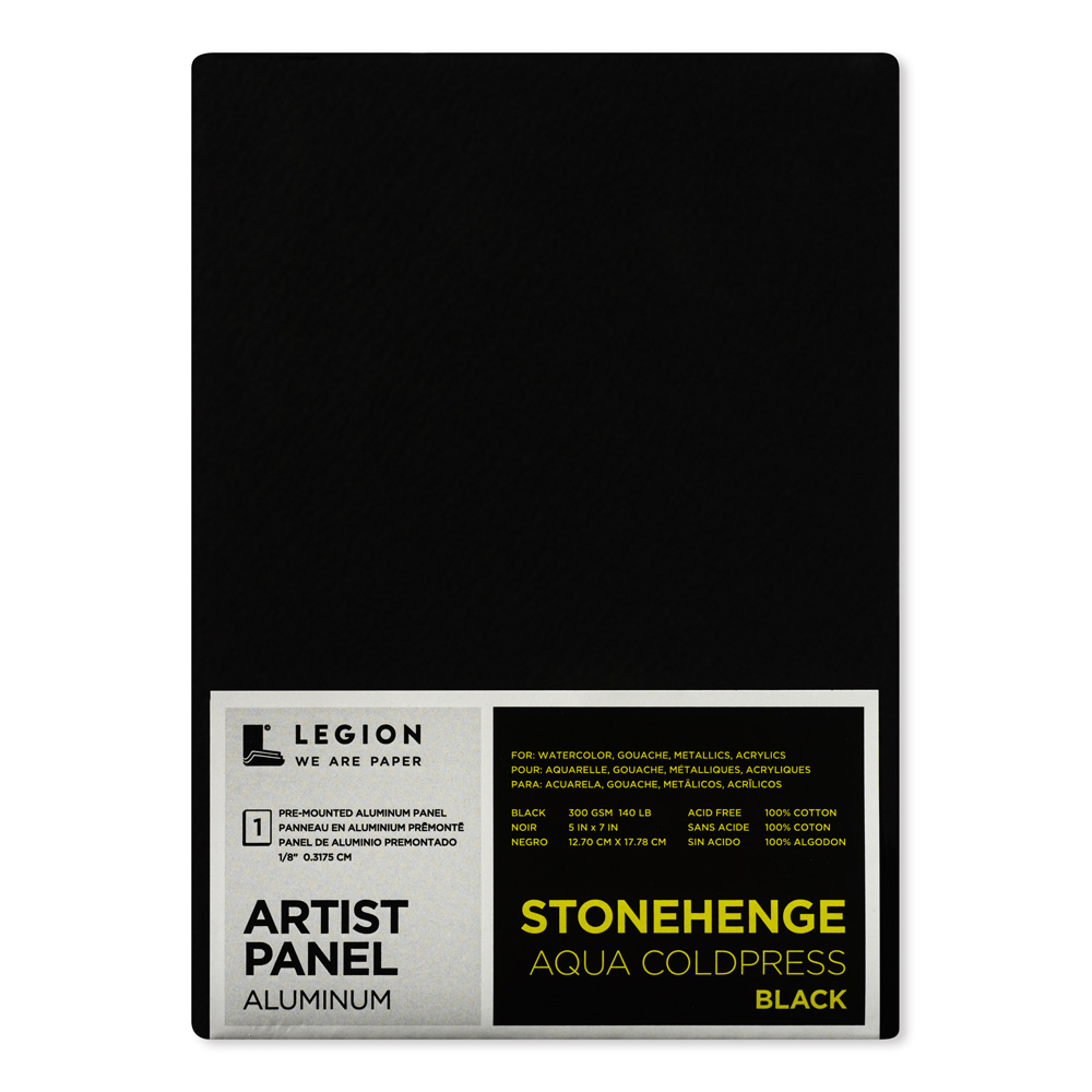Legion Art Panel Stonehenge Aqua Black 5x7