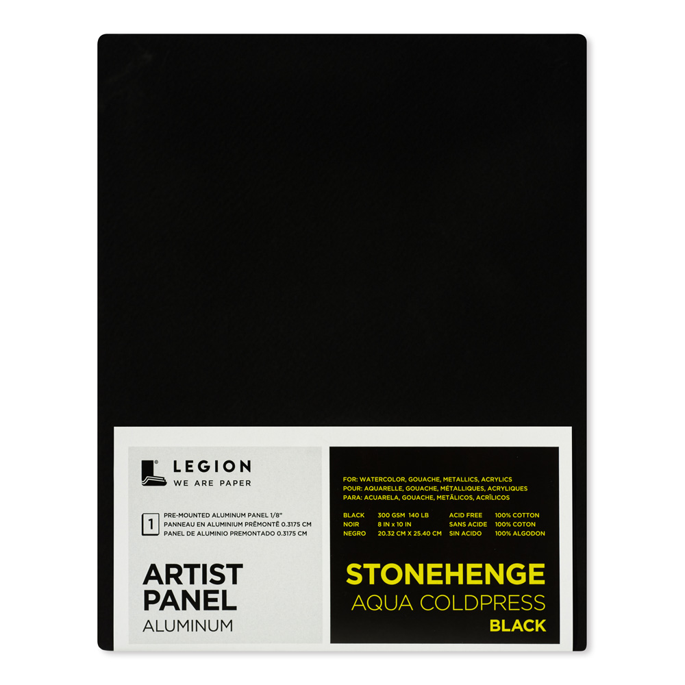 Legion Art Panel Stonehenge Aqua Black 8x10