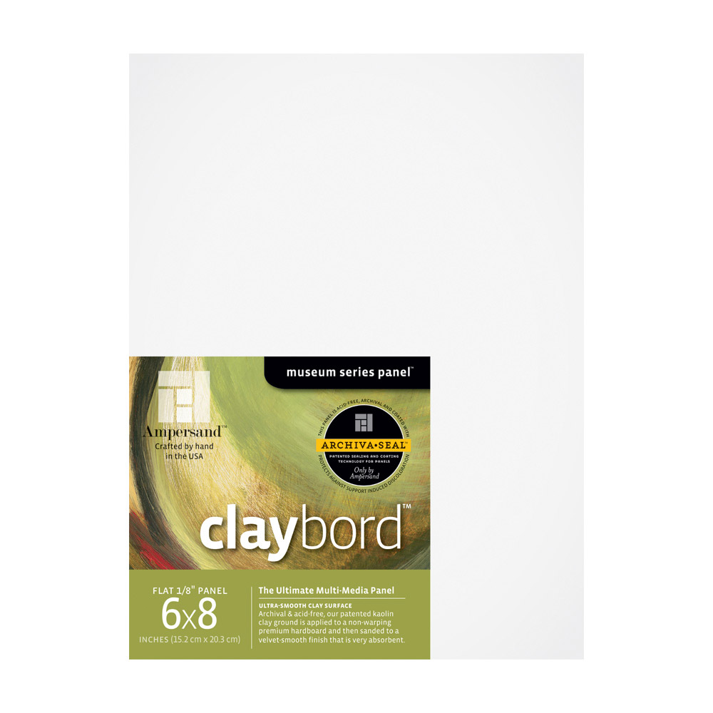 Ampersand Claybord 1/8 Inch 6/8 Pk/3