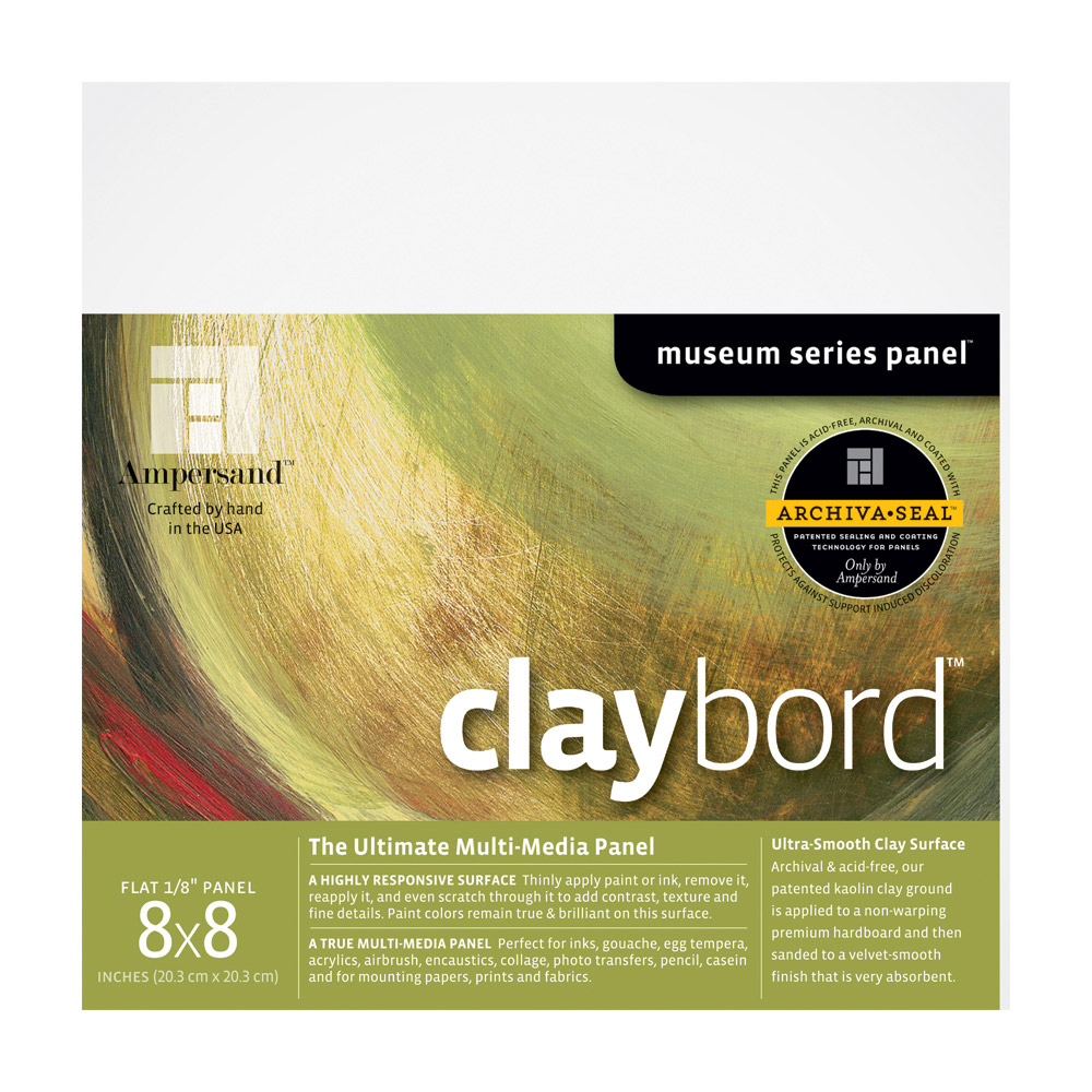 Ampersand Claybord 1/8 Inch 8X8