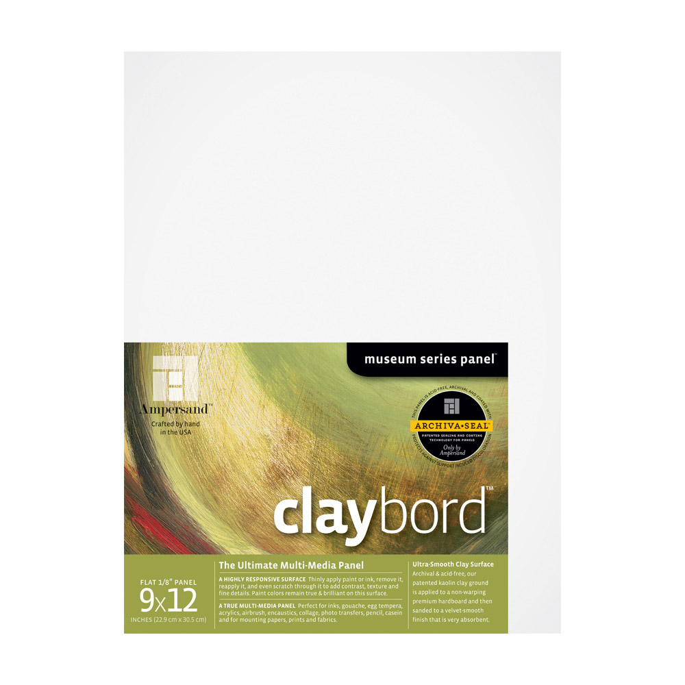 Ampersand Claybord 1/8 Inch 9X12