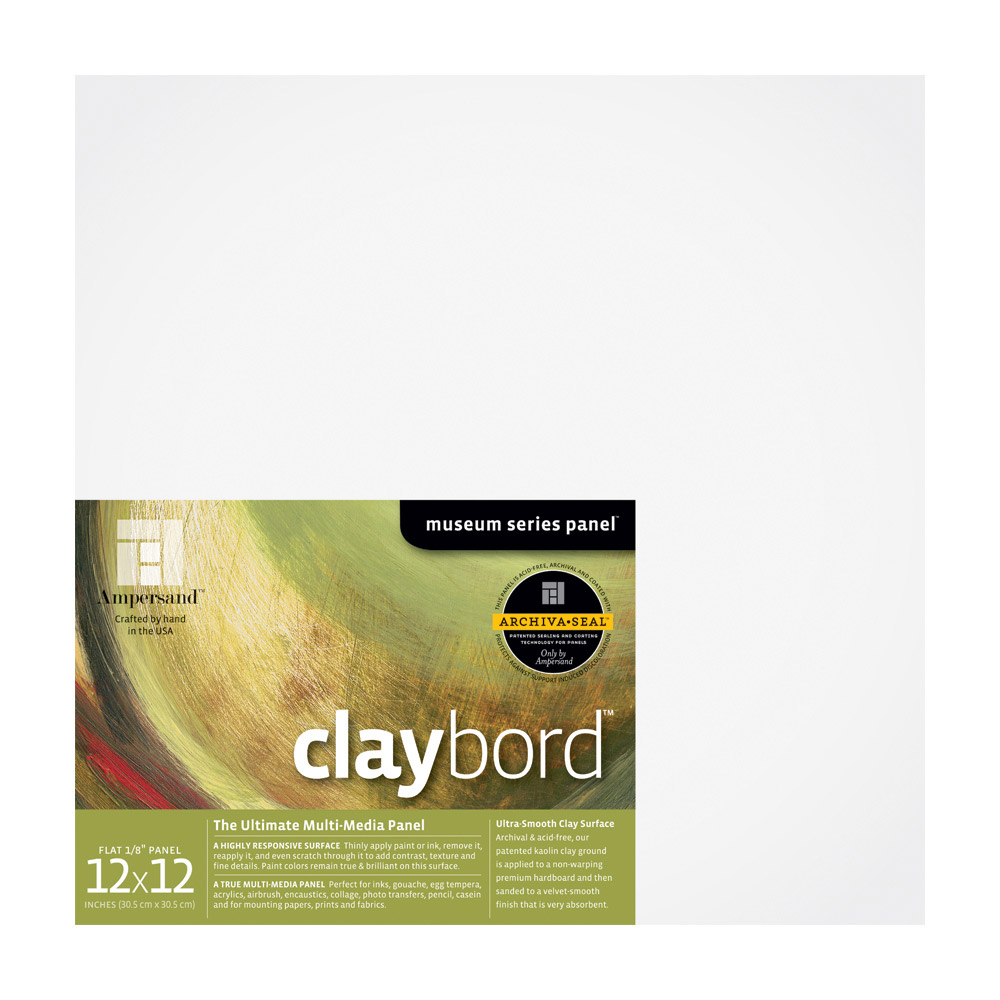 Ampersand Claybord 1/8 Inch 12X12