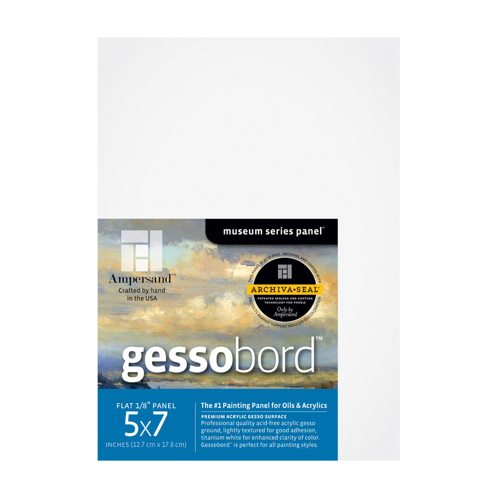 Ampersand Gessobord 1/8 Inch 5X7 Pk/3