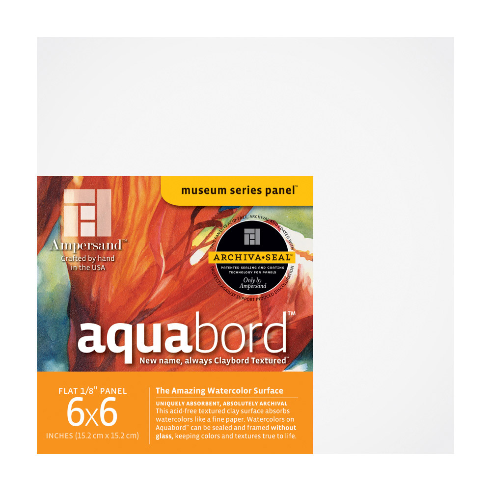 Ampersand Aquabord 1/8 Inch 6X6 Pk/4