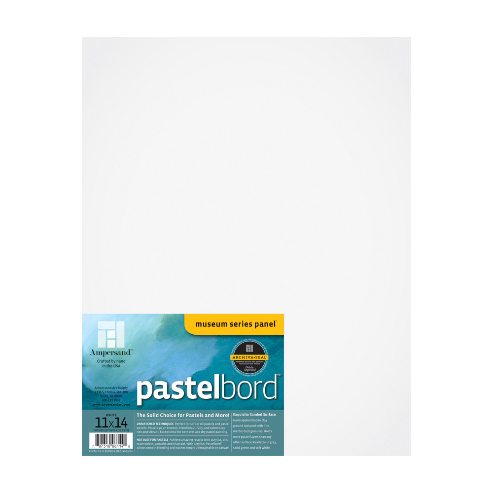 Ampersand Pastelbord White 1/8 Inch 11X14