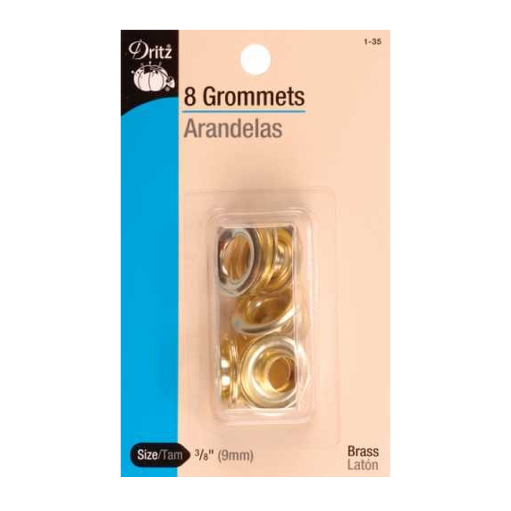 Brass Grommets 3/8 Set Of 8