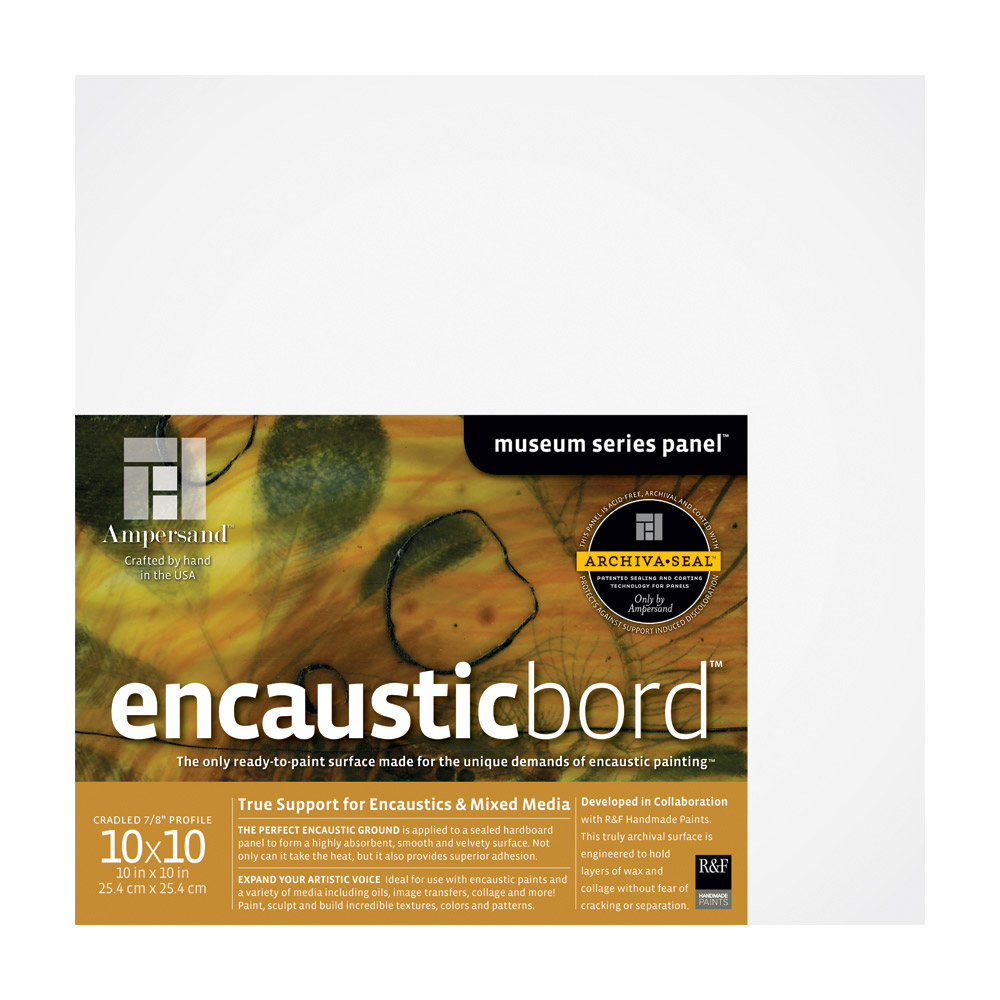Ampersand Encausticbord 7/8 Inch Cradle 10X10