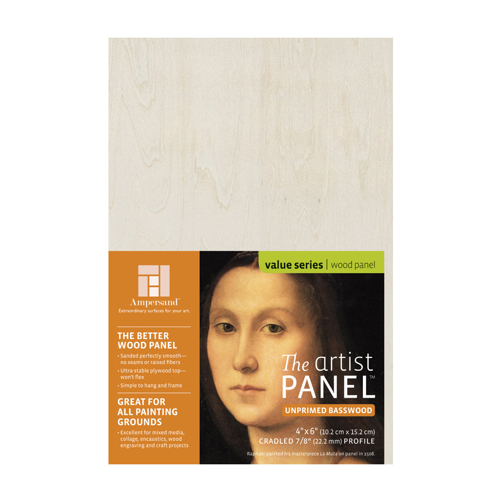 Artist Panel Unprimed Basswood 7/8 Inch 4X6