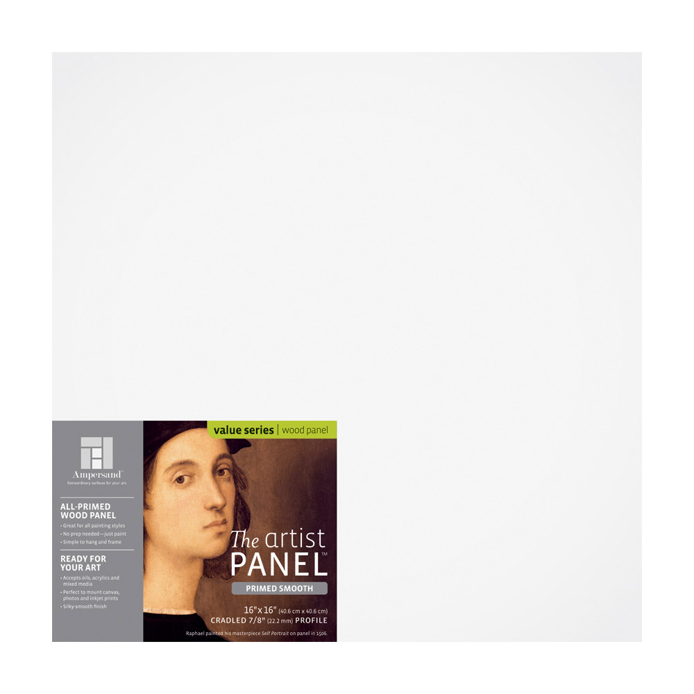 Artist Panel Primed Smooth 7/8 Inch 16X16