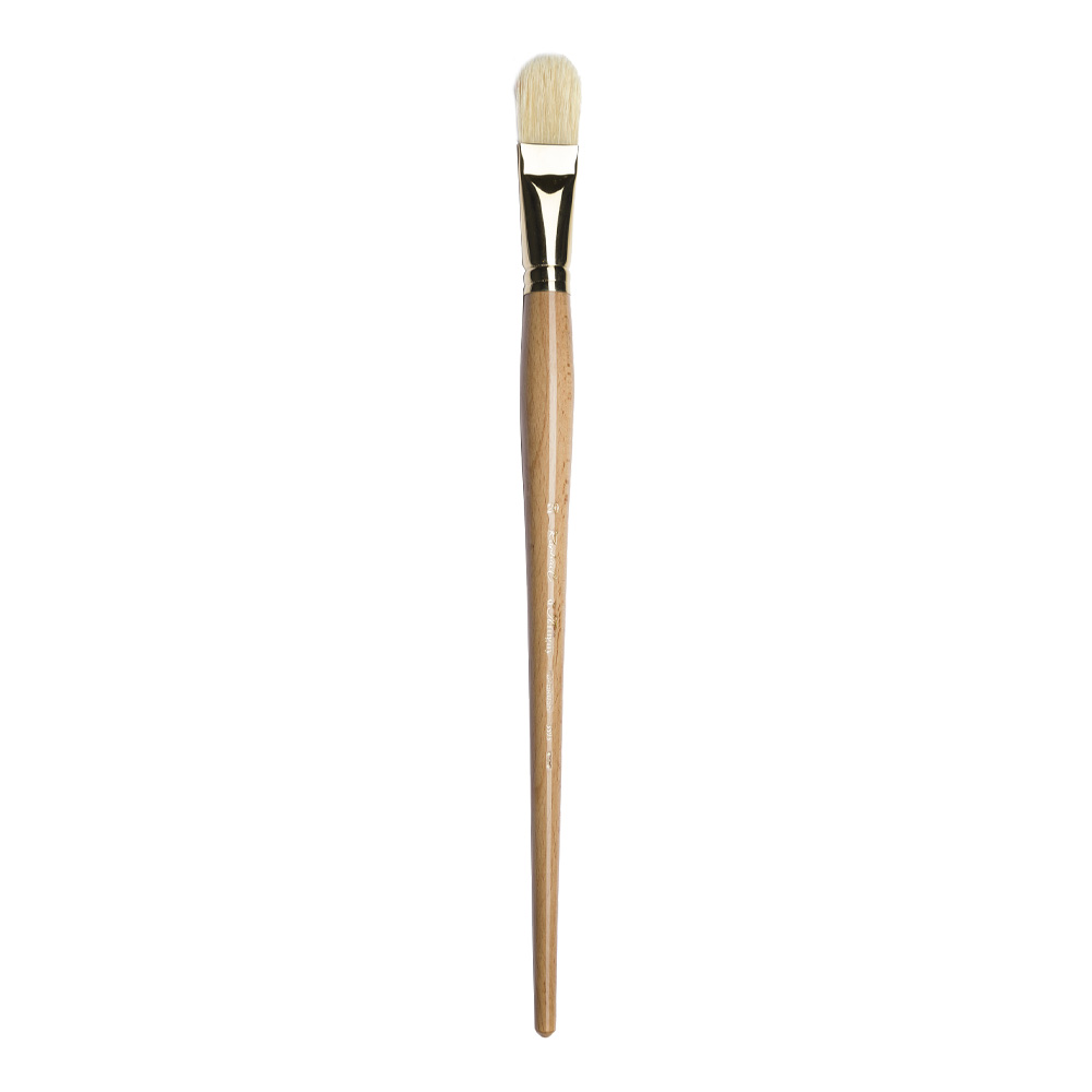 D'Artigny 3593 White Hog Bristle D-Brush 20