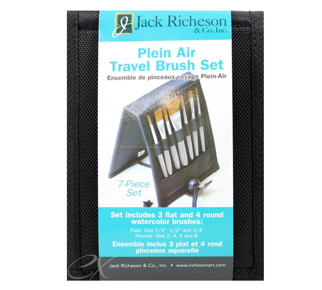 Richeson Plein Air Travel Oil Brush Set