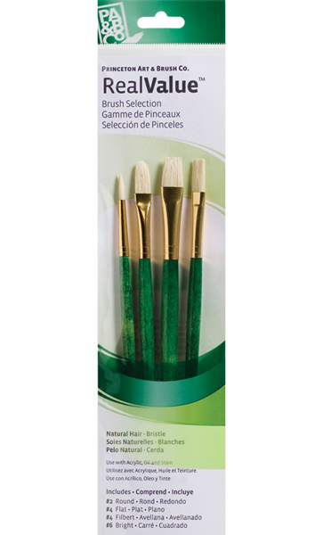 Brush Set 9118 4-Piece LH Natural Bristle