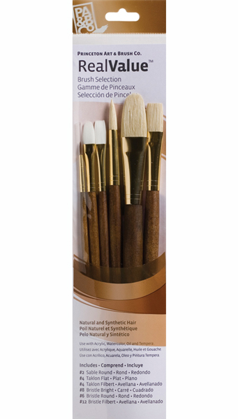 Brush Set 9148 6-Piece Bristle/Sable/Taklon