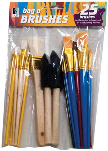 Bag O'brushes/25 Assorted