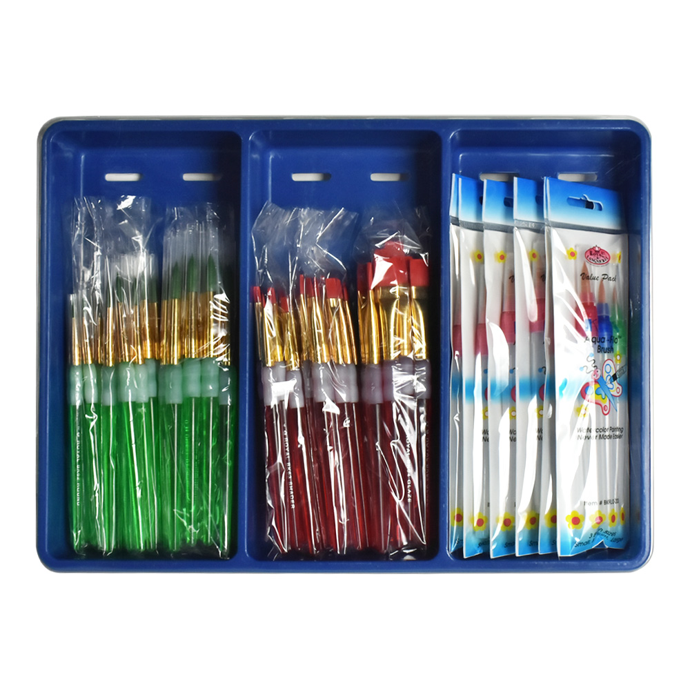 R&L Classpack BKCOMBO72 Kids Brush Set/72