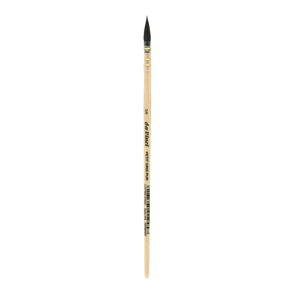 Da Vinci Petit Gris Pur 418 Quill Round 2/0