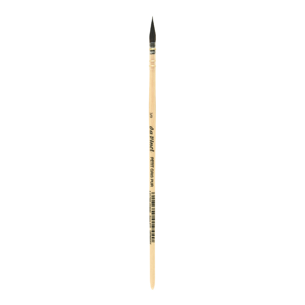 Da Vinci Petit Gris Pur 418 Quill Round 3/0