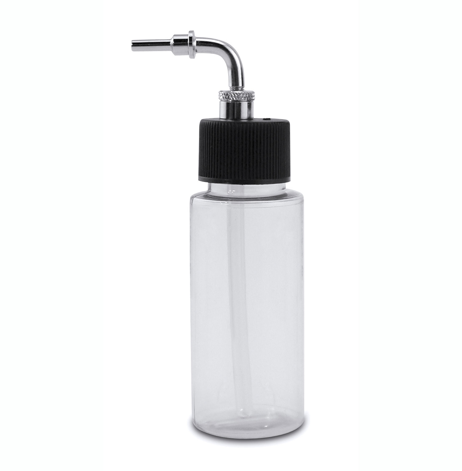 Iwata Clear Cylinder Sidefed Bottle 1Oz