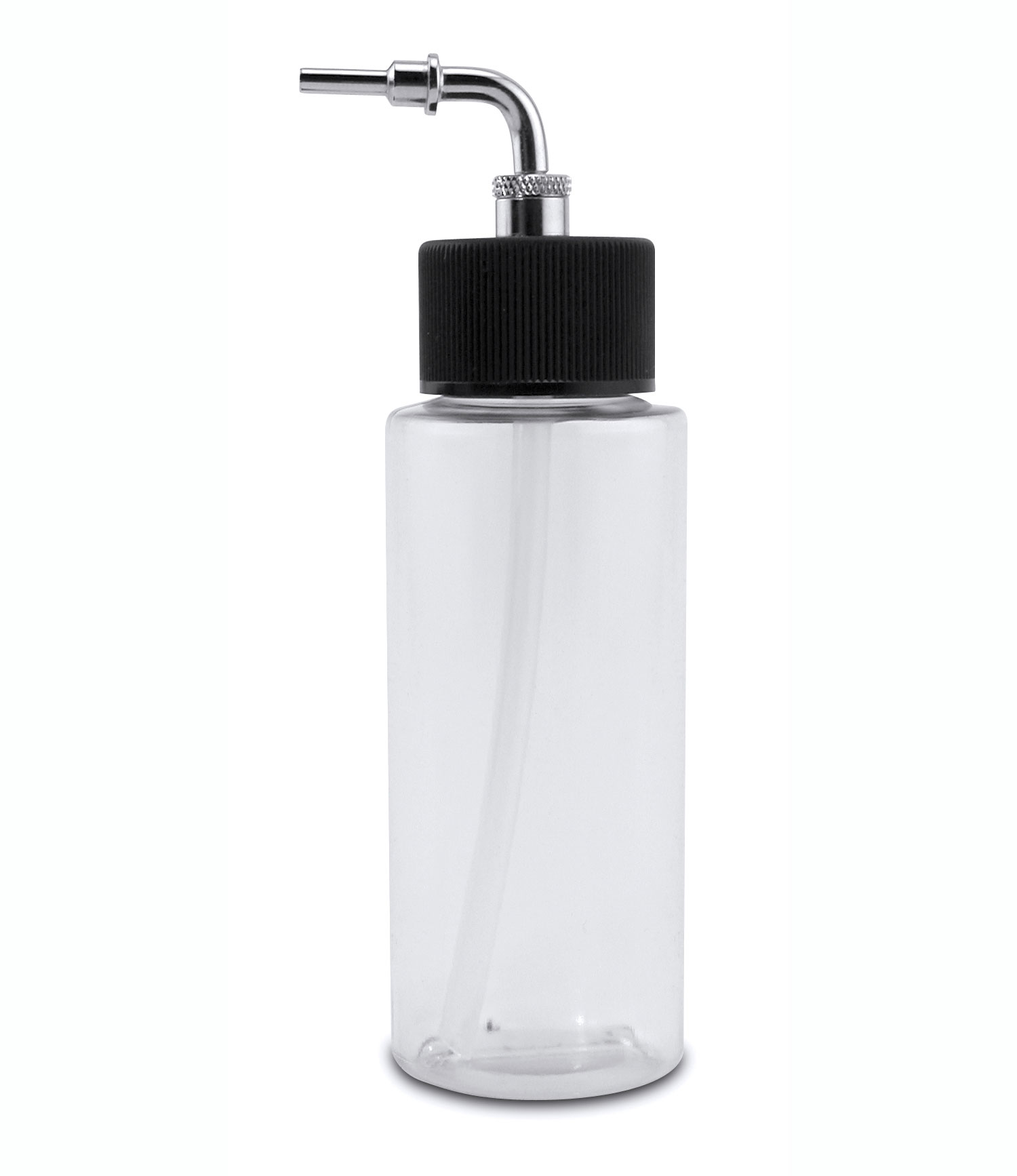 Iwata Clear Cylinder Sidefed Bottle 2Oz