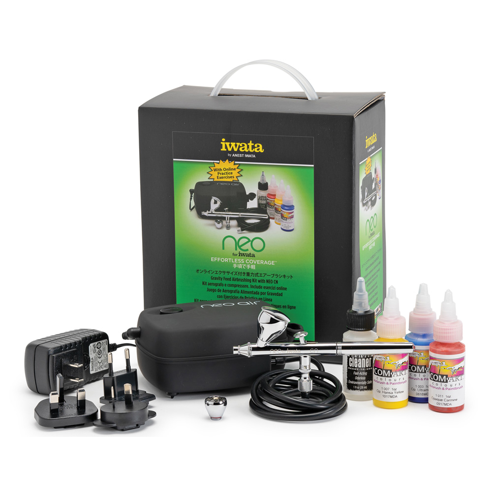 Neo For Iwata Gravity-Feed Airbrushing Kit