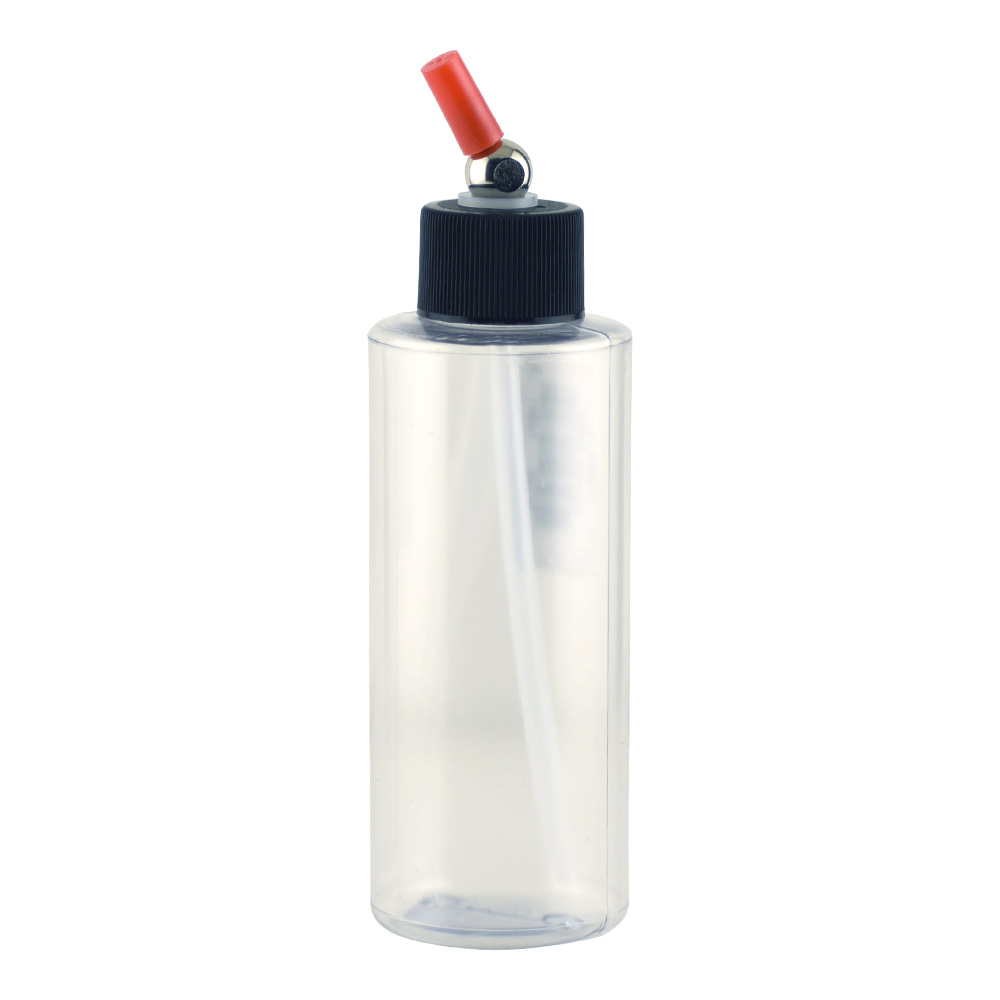 Iwata No-Rust Clear Plastic Bottle 4 Oz