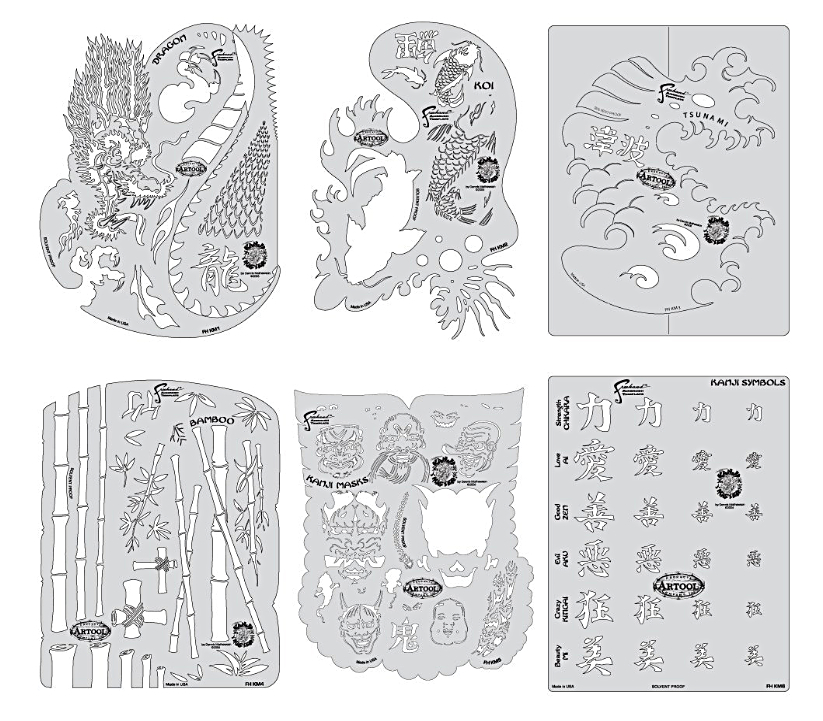 Free Chinese Dragon Tattoo Templates Printable